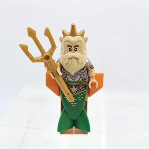 LEGO King Triton Minifigure Disney 43225 The Little Mermaid Royal Clamshell